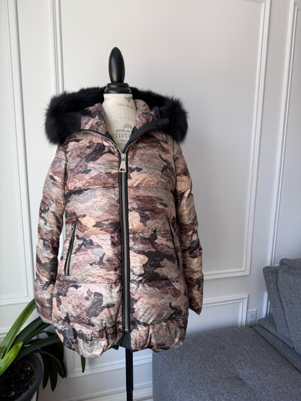 Flo & Clo camo print women puffer jacket